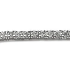 14 Karat White Gold Diamond Tennis Bracelet