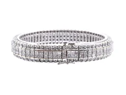 18 Karat White Gold Diamond Bracelet