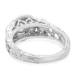 14 Karat White Gold Diamond Engagement Ring