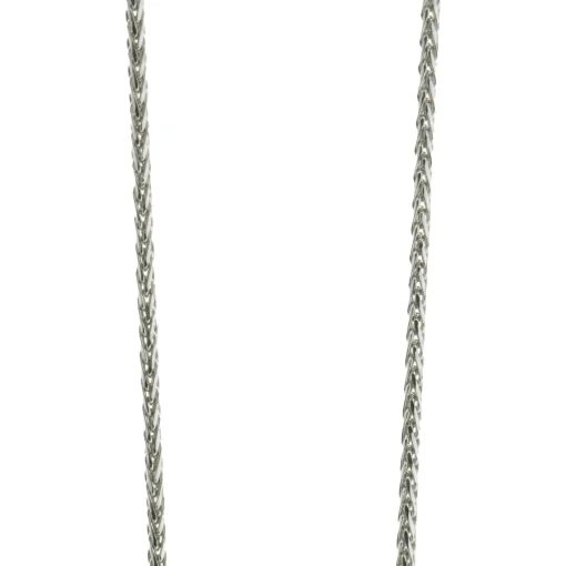 14 Karat White Gold Floating Diamond Necklace