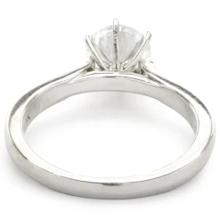 14 Karat White Gold Forever One Moissonite Ring