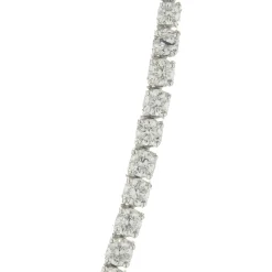 14 Karat White Gold Graduated Diamond Tennis Necklace