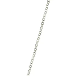 18 Karat White Gold Invisible Set Diamond Cross Necklace