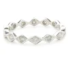 14 Karat White Gold Kite Shape Diamond Eternity Band