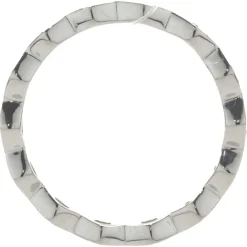 14 Karat White Gold Kite Shape Diamond Eternity Band