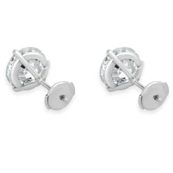 14 Karat White gold Martini Stud Earrings