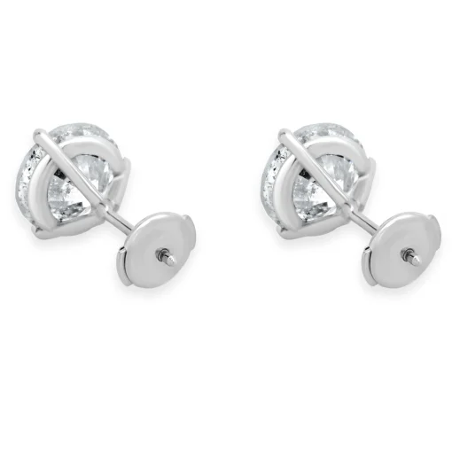 14 Karat White gold Martini Stud Earrings