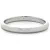 14 Karat White Gold 2.2MM Band