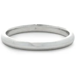 14 Karat White Gold 2.2MM Band