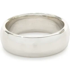 14 Karat White Gold 6.5MM Band