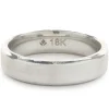 18 Karat White Gold 4MM Band