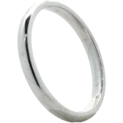14 Karat White Gold 2.2MM Band