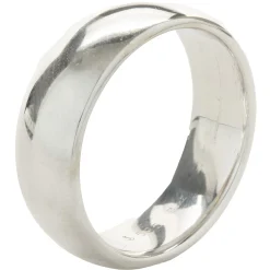 14 Karat White Gold 6.5MM Band