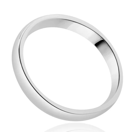14 Karat White Gold 3MM Band