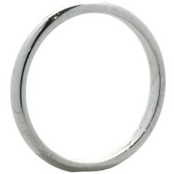 14 Karat White Gold 2.2MM Band