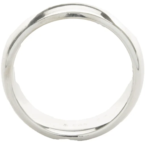 14 Karat White Gold 6.5MM Band