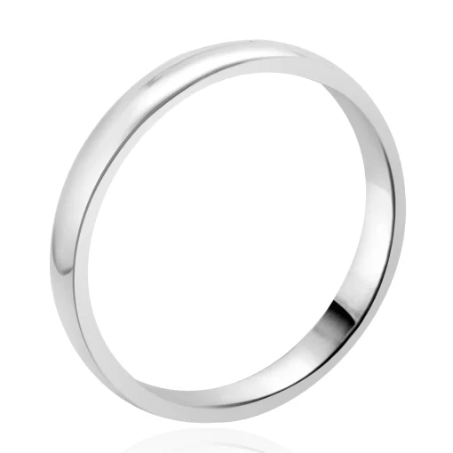 14 Karat White Gold 2.70MM Band