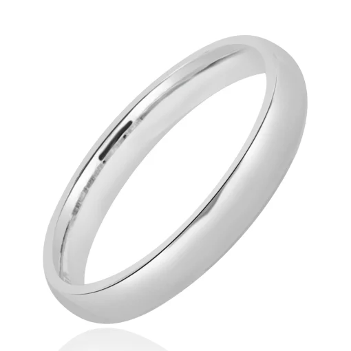 14 Karat White Gold 3MM Band