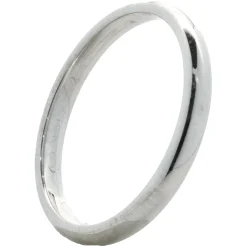 14 Karat White Gold 2.2MM Band