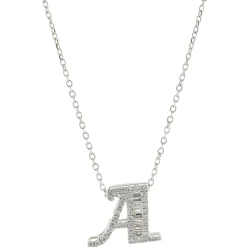 14 Karat White Gold Mosaic Set Diamond A Necklace