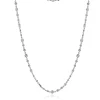 18 Karat White Gold Multi Shaped Diamonds By The Yard Necklace
