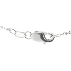 18 Karat White Gold Pave Diamond Star Necklace