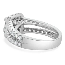 14 Karat White Gold Princess Cut Diamond Engagement Ring
