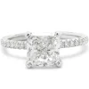14 Karat White Gold Radiant Cut Diamond Engagement Ring