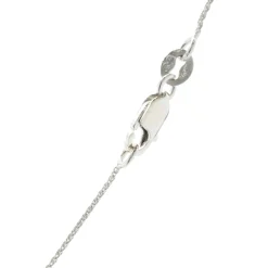 18 Karat White Gold Sapphire and Diamond Kite Necklace