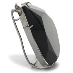 10 Karat White Gold Smoky Topaz Pendant
