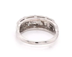 14 Karat White Gold Vintage Diamond Band