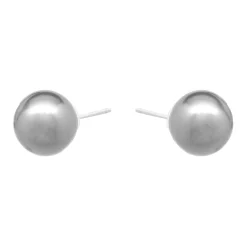 18 Karat White Tahitian Pearl Stud Earrings