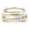 14 Karat Yellow & White Gold Diamond Dual Structure Ring