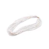 14 Karat Yellow Gold 8 Strand Potato Pearl Strand Necklace