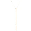 14 Karat Yellow Gold Bar Drop Necklace