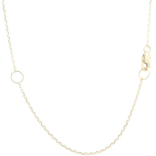 14 Karat Yellow Gold Bar Drop Necklace