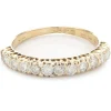 14 Karat Yellow Gold Diamond Band