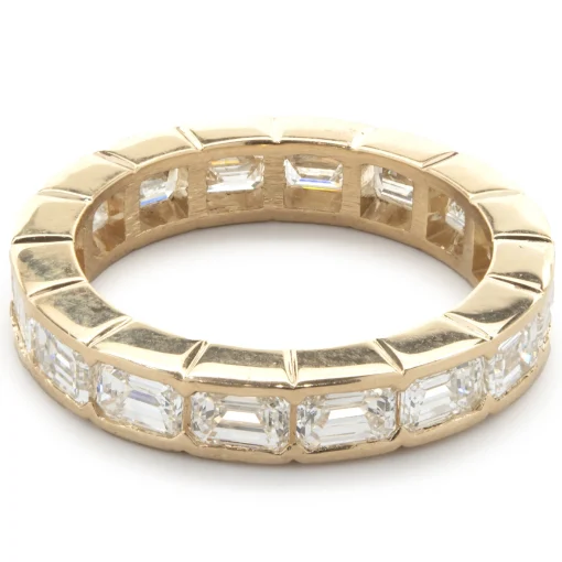 14 Karat Yellow Gold Diamond Band