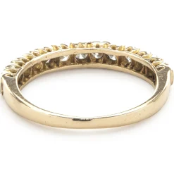 14 Karat Yellow Gold Diamond Band