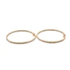 18 Karat Yellow Gold Fancy Yellow Diamond Hoop Earrings