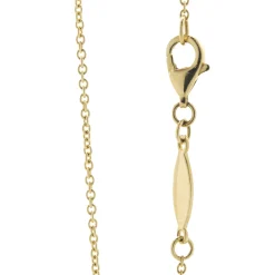 14 Karat Yellow Gold Miracle Set Diamond Flower Necklace