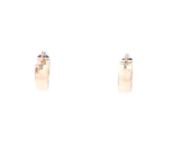 14 Karat Yellow Gold 6MM Hoop Earrings