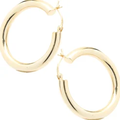14 Karat Yellow Gold 30MM Hoop Earrings