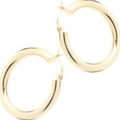 14 Karat Yellow Gold 30MM Hoop Earrings