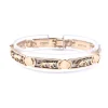 14 Karat Yellow Gold Panther Link Bracelet