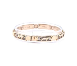 14 Karat Yellow Gold Panther Link Bracelet