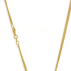 18 Karat Yellow Gold Pave Diamond Puffed Heart Necklace