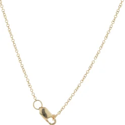 14 Karat Yellow Gold Pave Diamond Arrow Drop Necklace