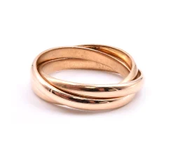 18 Karat Yellow Gold Rolling Ring