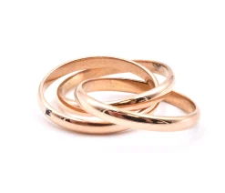 18 Karat Yellow Gold Rolling Ring